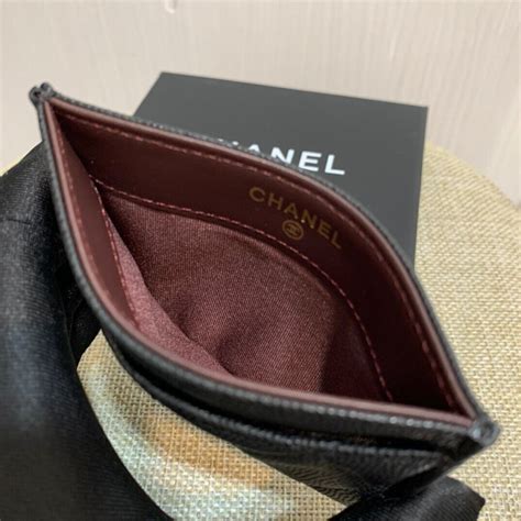 [Usato] Porta carte CHANEL/Chanel in pelle Coco Mark nero x 